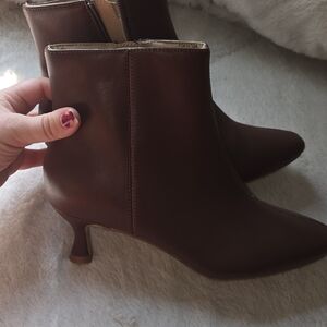 Journee Collection Dark Brown Heeled Boots